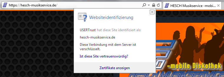 SSL Internet Explorer